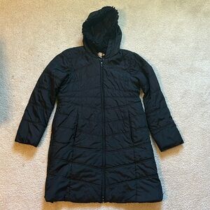 Long winter maternity coat